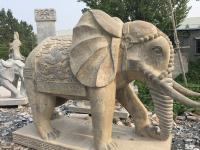 做舊石雕大象