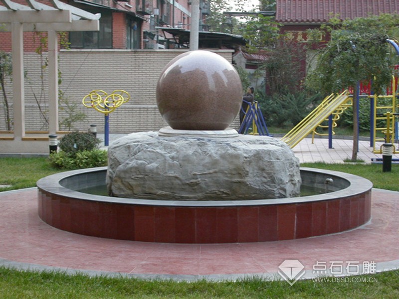 石雕風水球