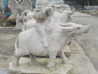 牧牛石雕像